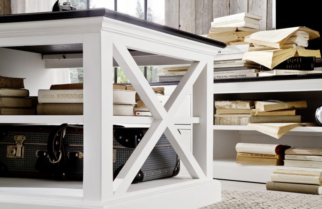 A Close Up of The Sizeable Coffee Table from The Halifax Collection Close Look at The Halifax Accent Coffee Table