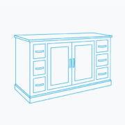 W:123cm H:75cm D:39cm W:123cm H:75cm D:39cm