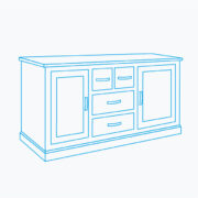 W:143cm H:75cm D:46cm W:143cm H:75cm D:46cm